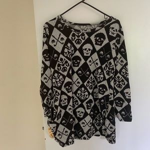 Cute skull sweater dress